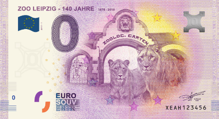 XEAH-2018-1 ZOO LEIPZIG - 140 JAHRE 1878-2018