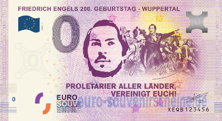 XEQB-2020-1 FRIEDRICH ENGELS 200. GEBURTSTAG - WUPPERTAL 