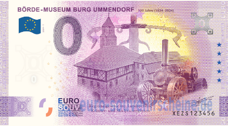 XEZS-2024-1 BÖRDE-MUSEUM BURG UMMENDORF 100 JAHRE